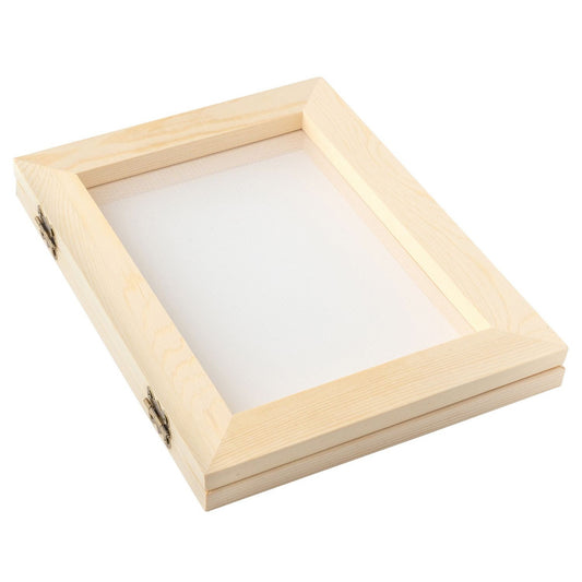 American Crafts Handmade Paper Mould And Deckle Set - 12.7cm x17.8cm/5 x 7 Inch