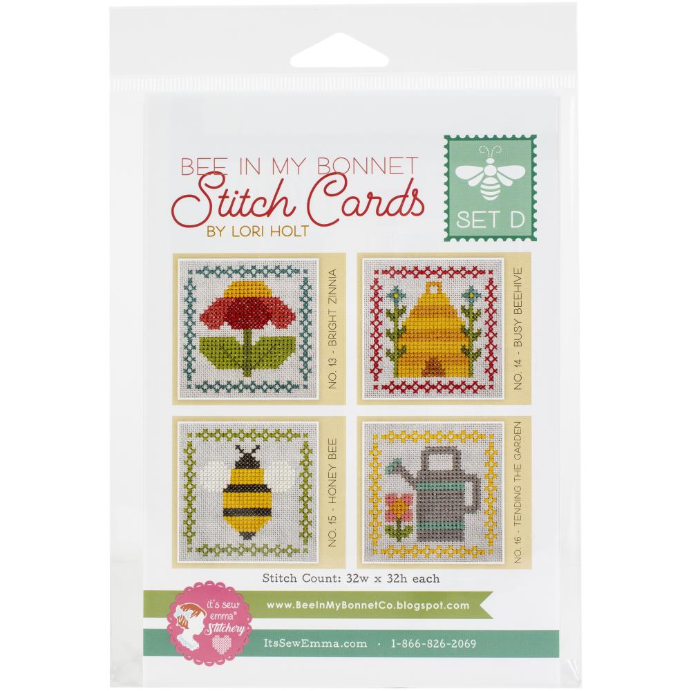 It's Sew Emma Bee in My Bonnet Stitch Cards Set D by Lori Holt