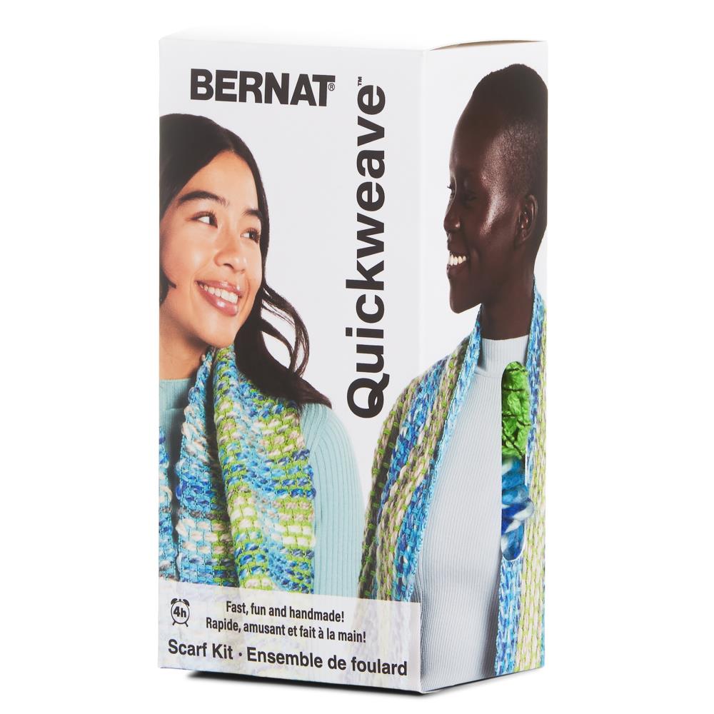 Bernat Quickweave Scarf Weaving Kit - Aqua Twist