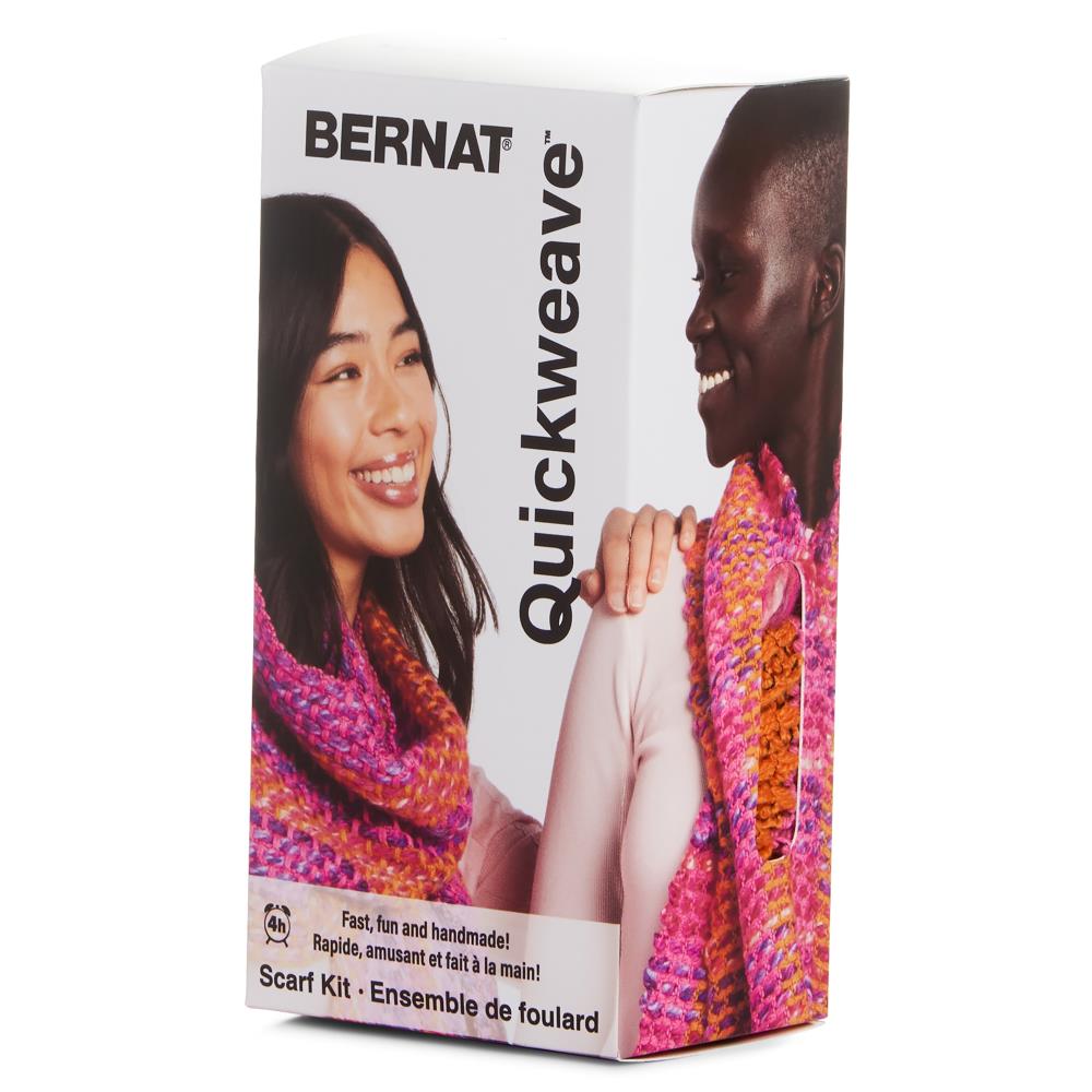 Bernat Quickweave Scarf Weaving Kit - Citrus Twist