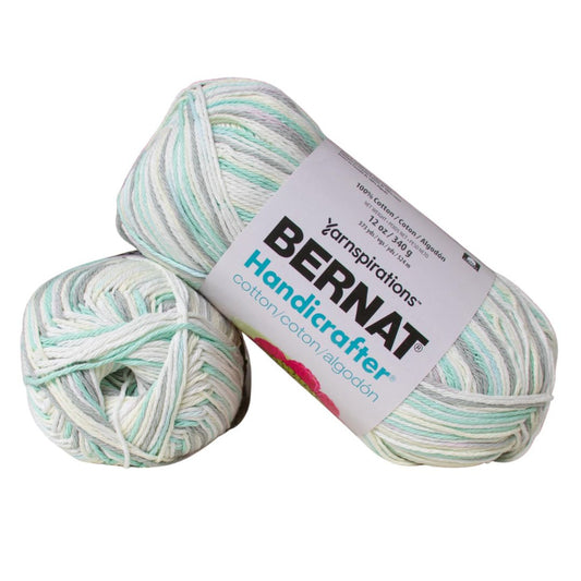 Bernat Handicrafter Cotton Ombres Blended Bubble White