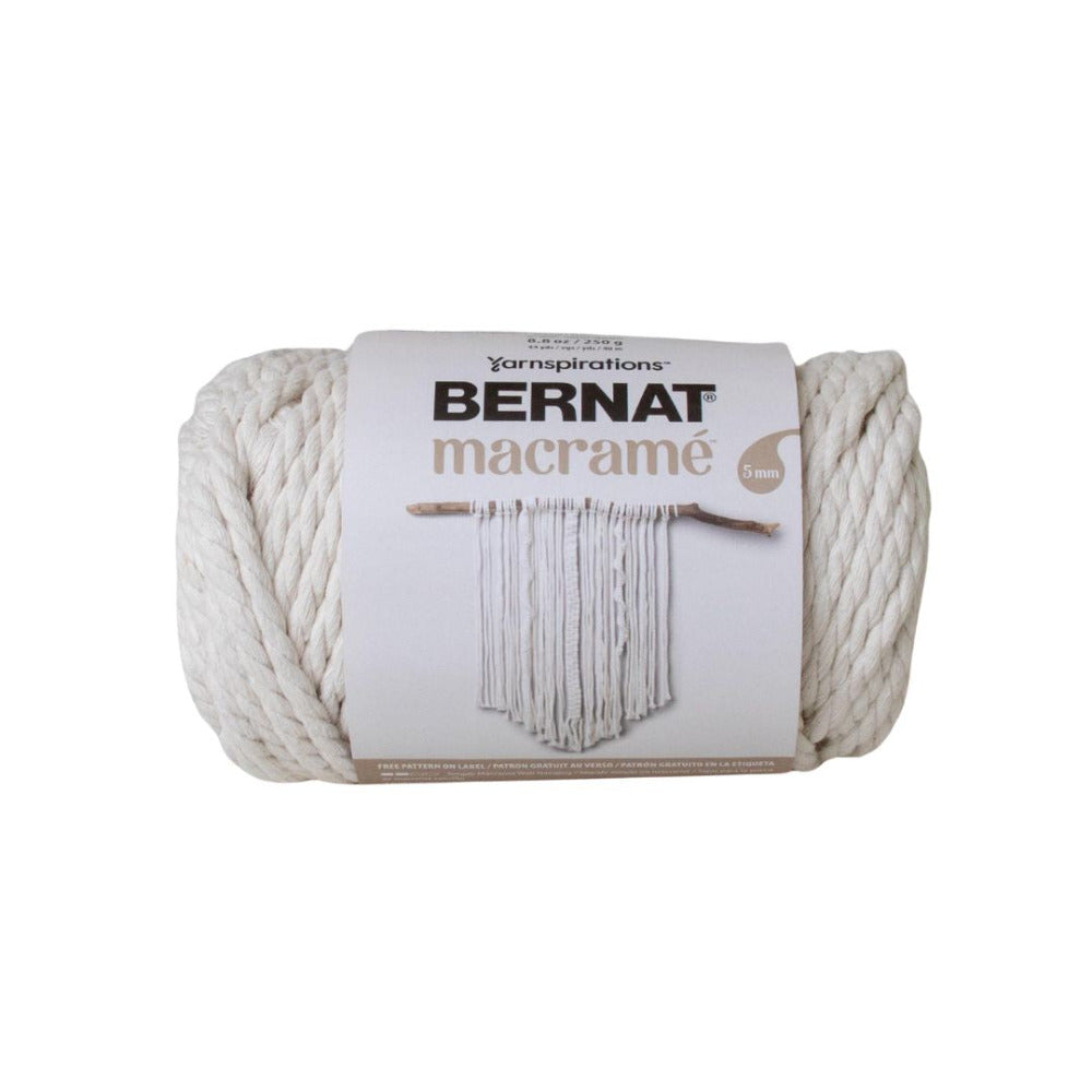 Bernat Macramé Yarn Natural 66001