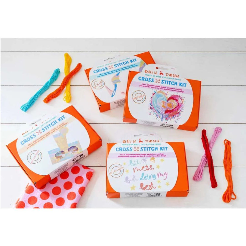 Pony "Orange Summer" No-Count Cross Stitch Kit