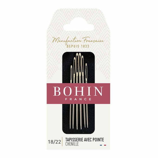 Bohin Chenille Needle 18-22, Pack of Six