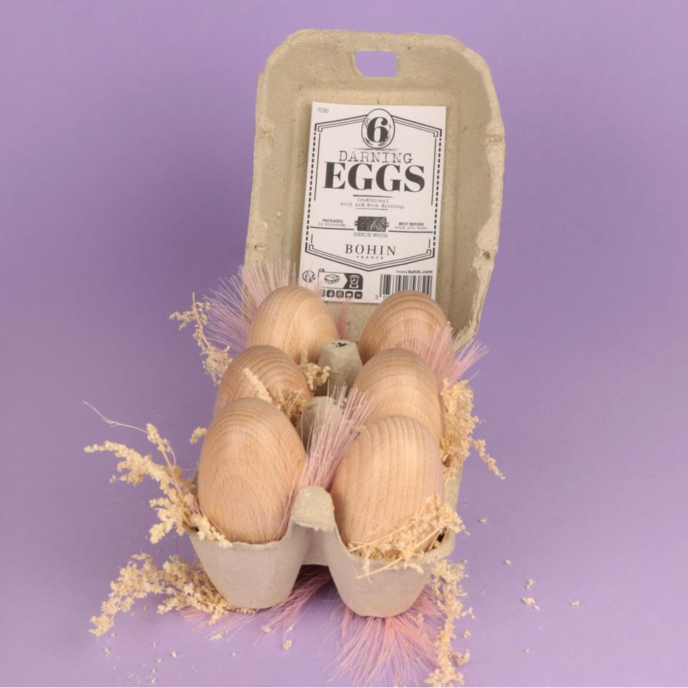 Bohin Wood Darning Egg (Wooden Craft Egg) ~ 1 pk ~ 75389 Bohin Wood Darning Egg (Wooden Craft Egg) ~ 1 pk ~ 75389