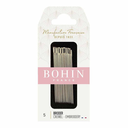 Bohin Crewel Needles Sizes 5-10