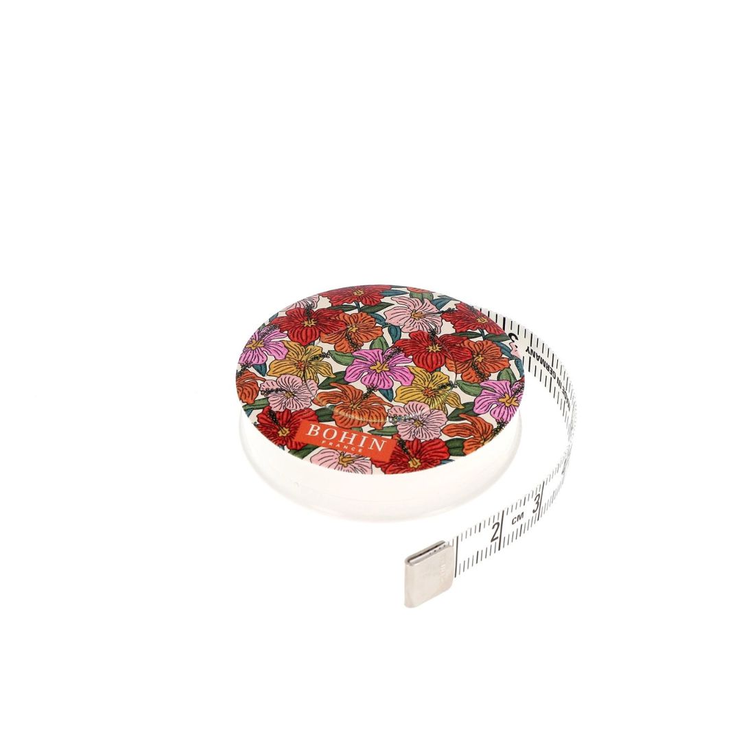 Bohin Retractable Tape Measure "Blossom"