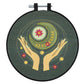 Bucilla Mindful Stitching Stamped Embroidery Kit - Lunar Balance, 15.2cm Hoop