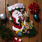 Santa and Friends Bucilla Felt Stocking Applique Kit 18"