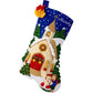 Bucilla Yuletide Chapel Felt Stocking Applique Kit 18"