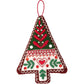 Santa's Nordic Set Bucilla Felt Ornaments Applique Kit Set Of 6