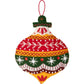 Santa's Nordic Set Bucilla Felt Ornaments Applique Kit Set Of 6