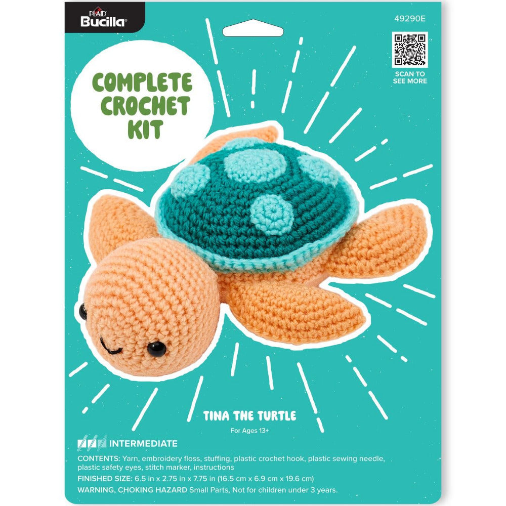 Bucilla Amigurumi Crochet Kit "Tina the Turtle"