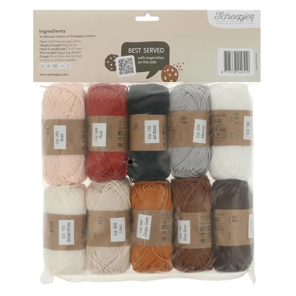 Scheepjes Catona Minis Colour Pack Cookies