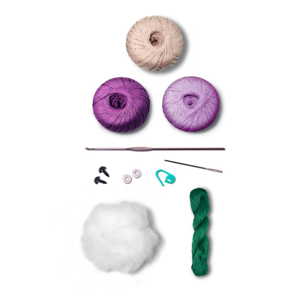 Circulo Amigurumi Kit "Too Cute" Violet