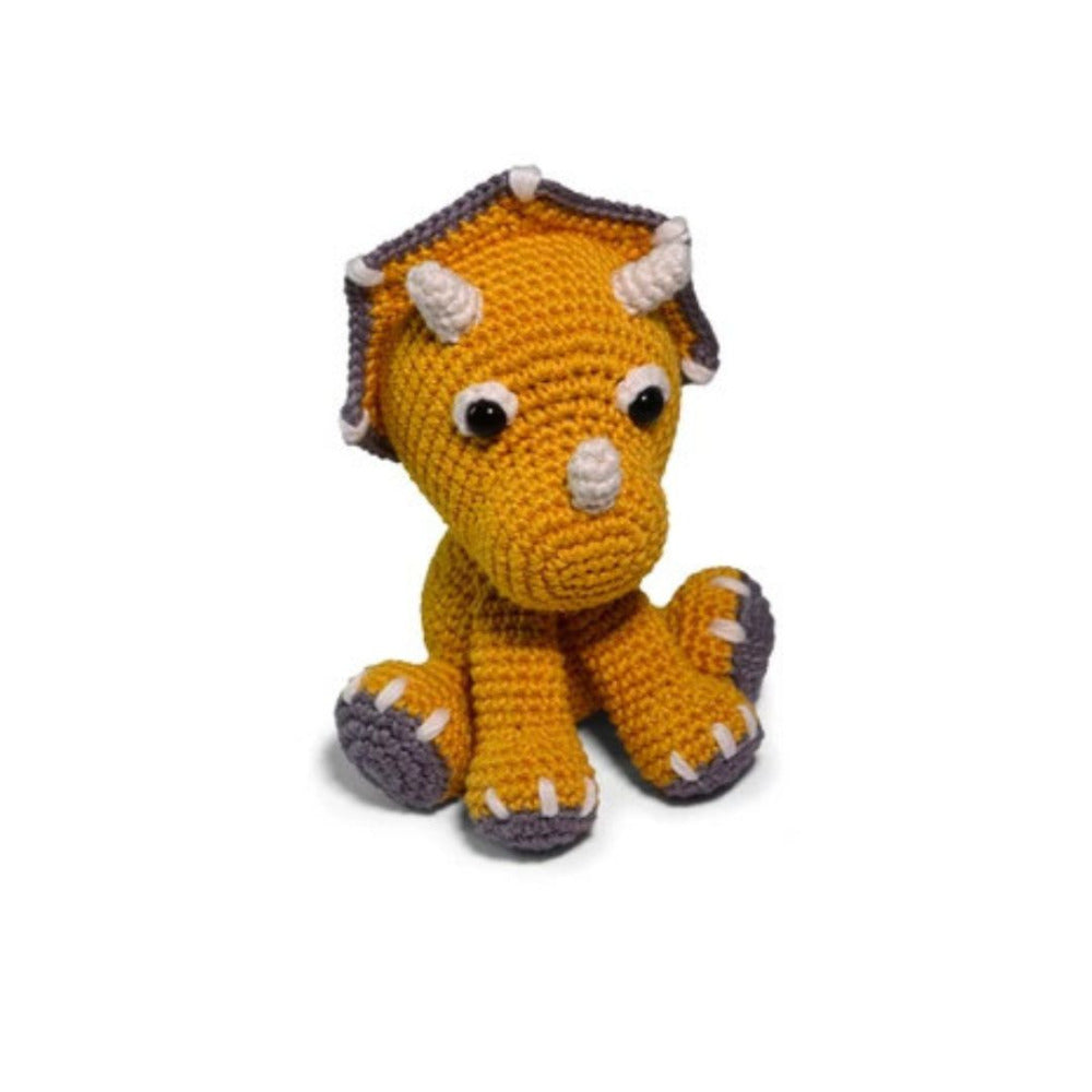 Circulo Amigurumi Kit "Baby Dino" Baby Triceratops