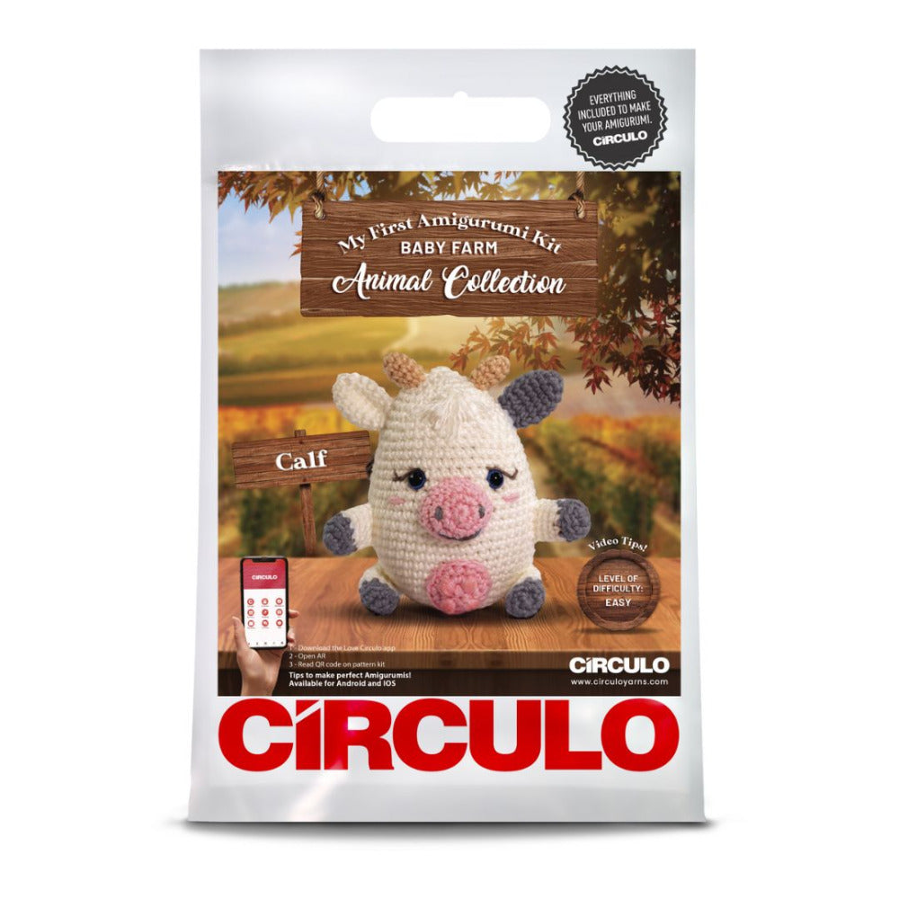Circulo Amigurumi Kit "Baby Farm" Calf