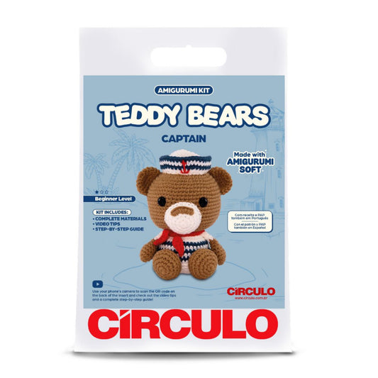 Circulo Amigurumi Kit Teddy Bears Collection - Captain