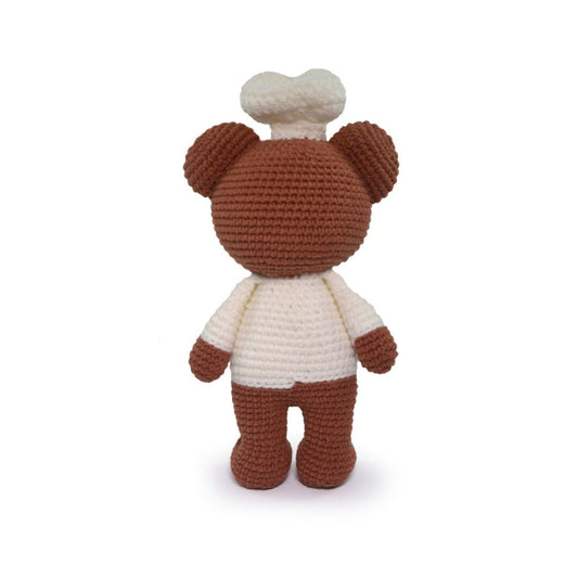 Circulo Amigurumi Kit "Cuddly Teddy Bear Collection" Chef Toby