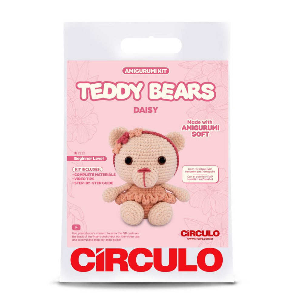 Circulo Amigurumi Kit Teddy Bears Collection - Daisy