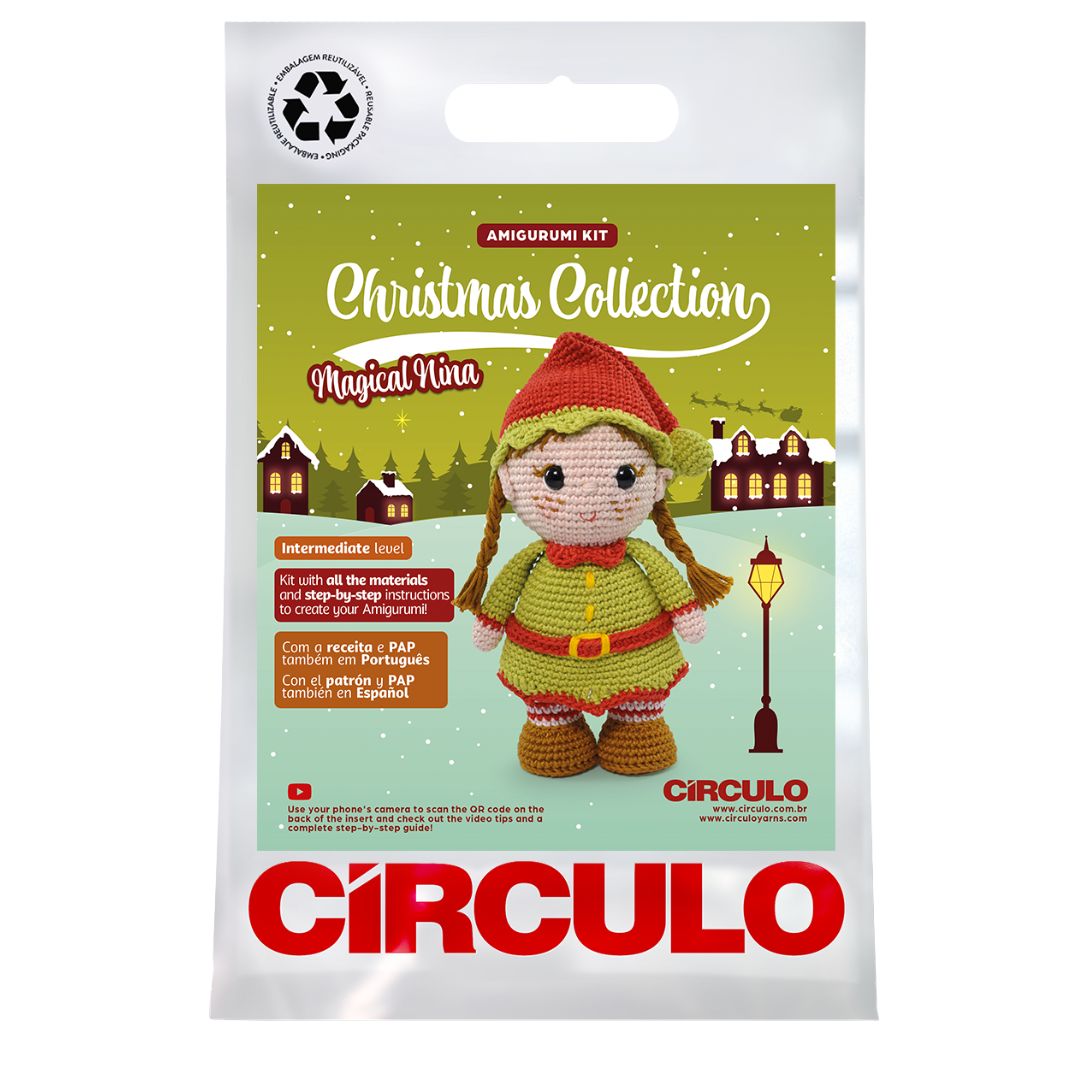 Circulo Amigurumi Kit "Christmas Collection" Magical Nina