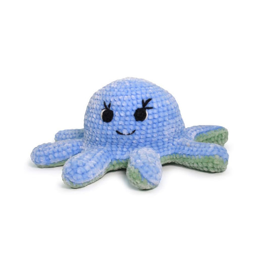 Circulo Amigurumi Kit "Reversible Octopus" Blue/Green