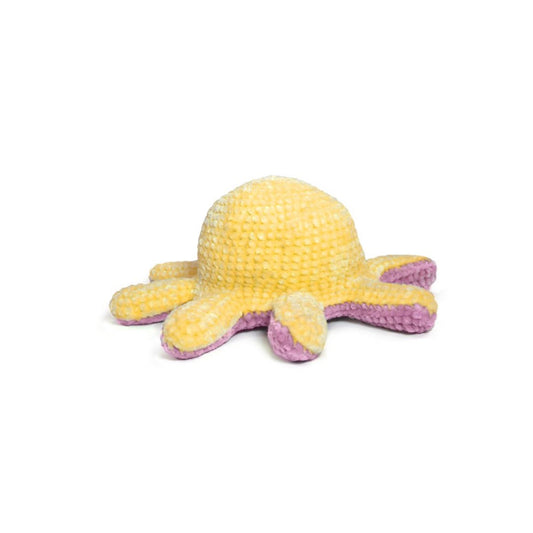 Circulo Amigurumi Kit "Reversible Octopus" Pink/Yellow