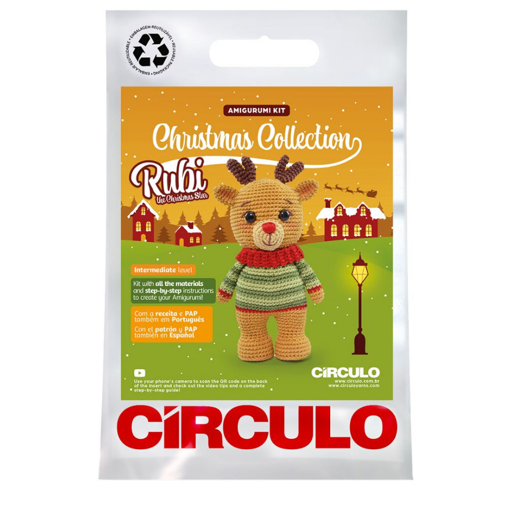 Circulo Amigurumi Kit "Christmas Collection" Rubi the Christmas Star