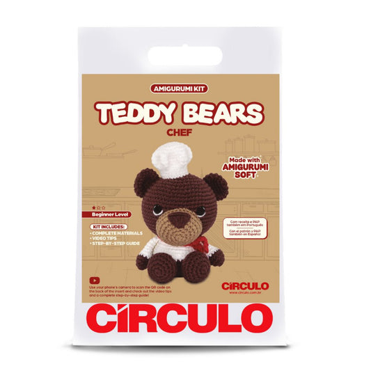 Circulo Amigurumi Kit Teddy Bears Collection - Chef