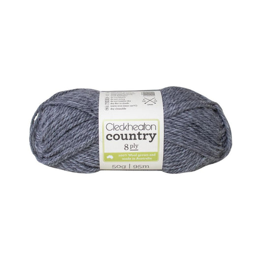 Cleckheaton Country 8 Ply 0216 Grey Blend