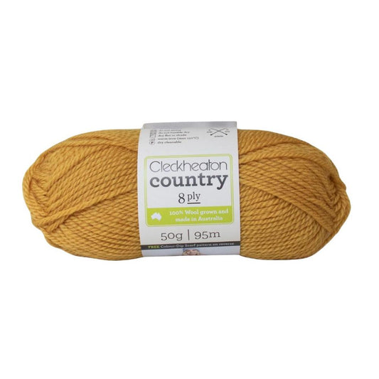 Cleckheaton Country 8 Ply 2361 Harvest Gold