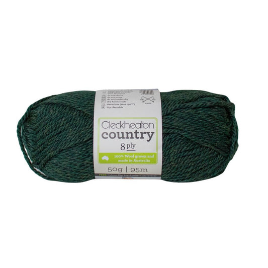 Cleckheaton Country 8 Ply 2394 Native Green Mix