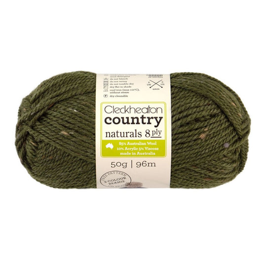 Cleckheaton Country Naturals 8 Ply 1851 Spruce