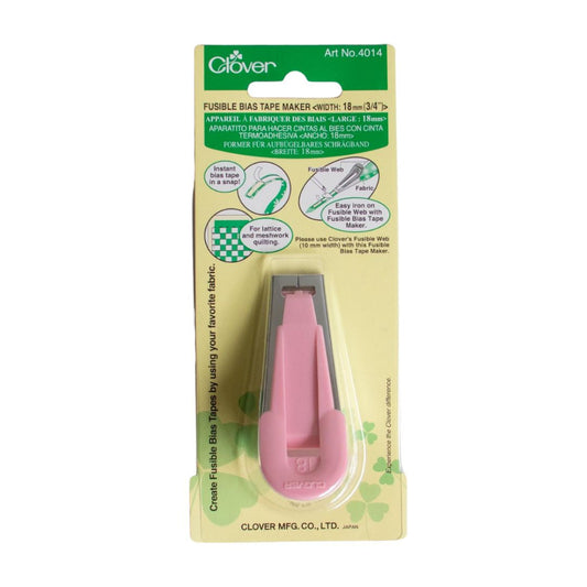 Clover 4014 Fusible Bias Tape Maker 18mm (0.75 inch)