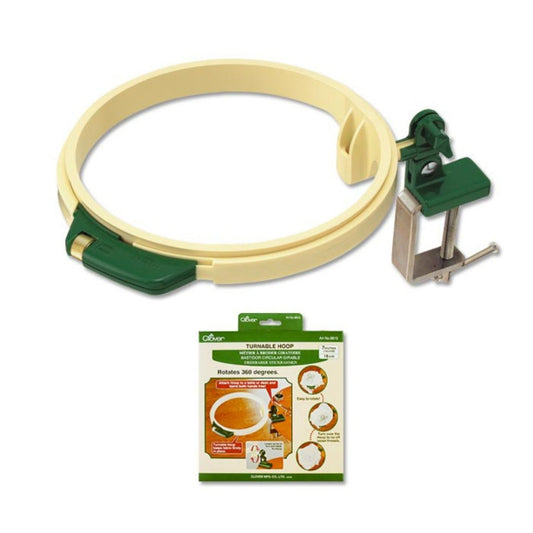 Clover 8815 18cm (7 Inch) Turnable Hoop