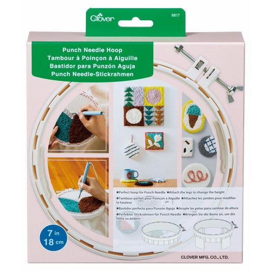 Clover 8817 Punch Needle Embroidery Hoop
