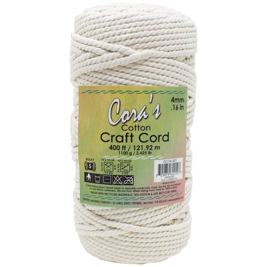 Cora's 4mm Cotton Craft Cord