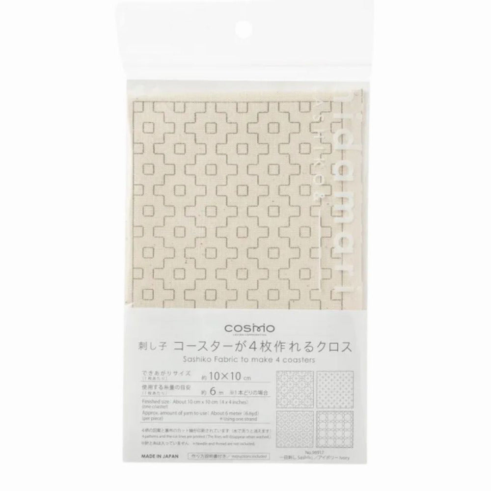 Cosmo Pre-Printed Sashiko Coasters