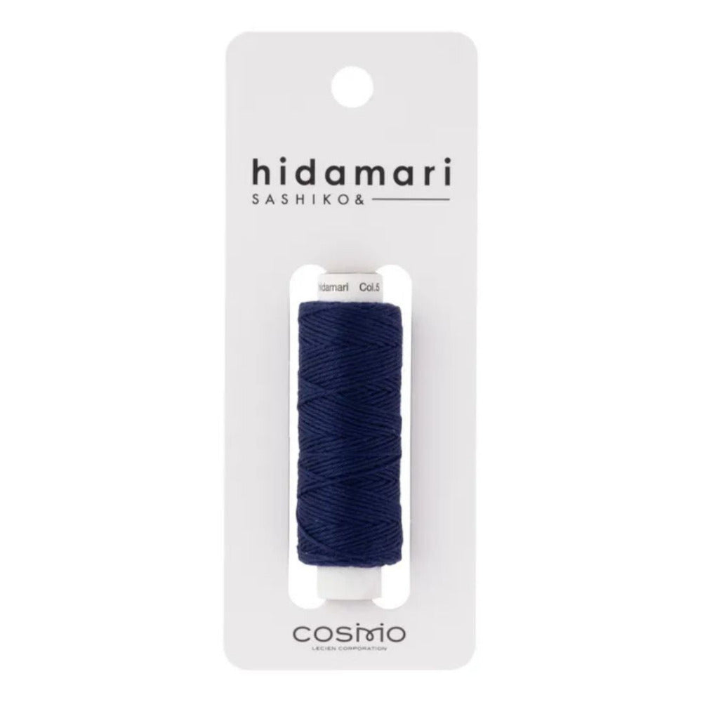 Cosmo "Hidamari" Sashiko Thread Colour 5 Dark Navy