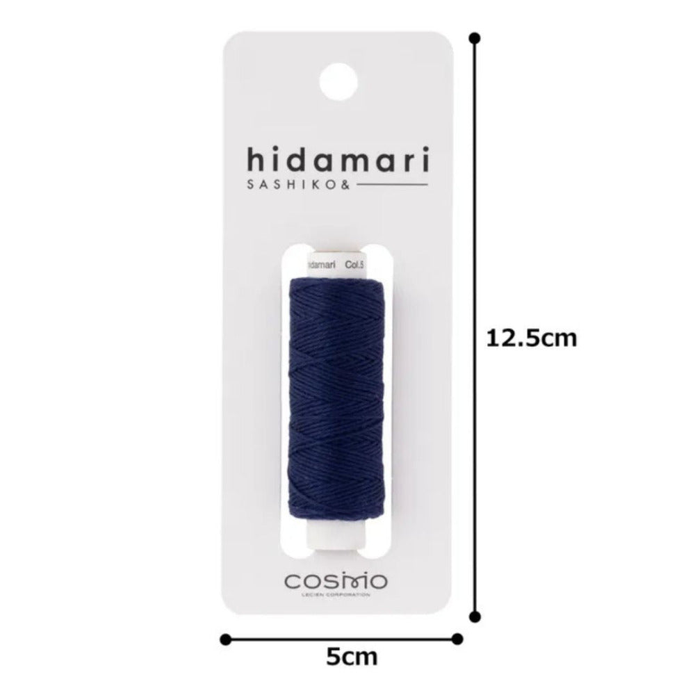 Cosmo "Hidamari" Sashiko Thread Colour 5 Dark Navy