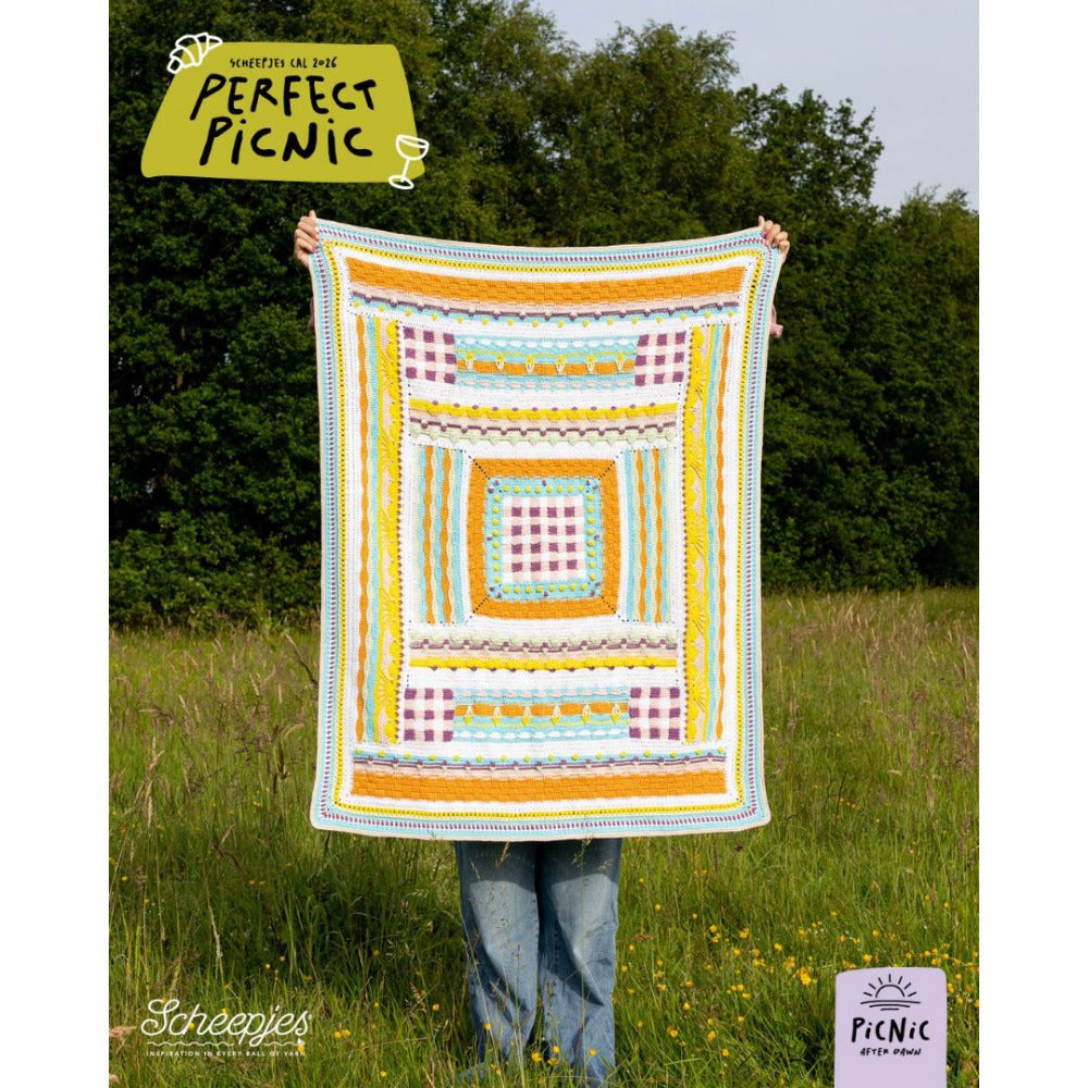 Scheepjes "Perfect Picnic" 2026 CAL Cotton Create DK Yarn Kit - Picnic After Dawn in Australia