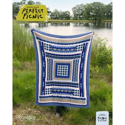 Scheepjes "Perfect Picnic" 2026 CAL Colour Crafter Yarn Kit - Picnic By the Seaside