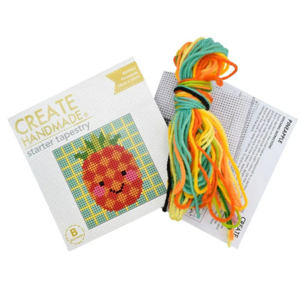 Starter Tapestry/Needlepoint Kit - Pineapple