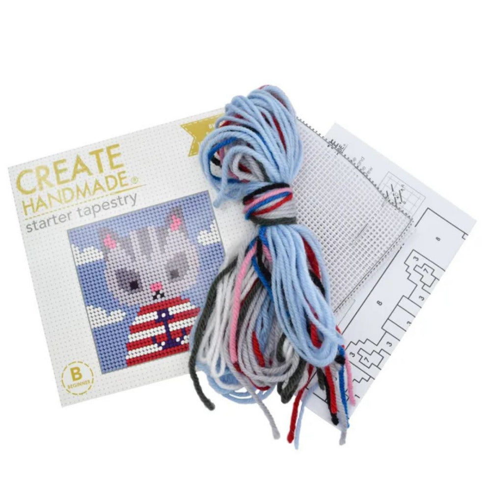 Starter Tapestry/Needlepoint Kit - Sailor Cat