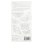 Create Handmade Stick & Stitch Embroidery Transfers -  6 Butterflies