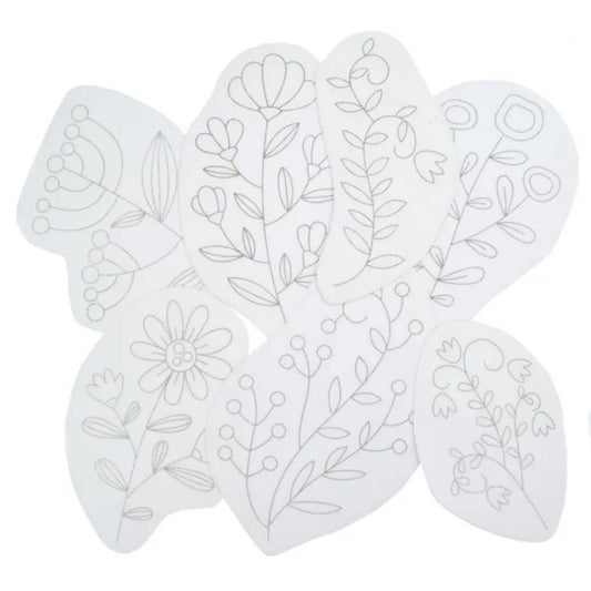 Create Handmade Stick & Stitch Embroidery Transfers - Florals