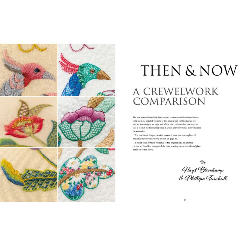 Crewelwork Then & Now - Exploring Traditional Designs and Contemporary Stitching Hazel Blomkamp & Phillipa Turnball