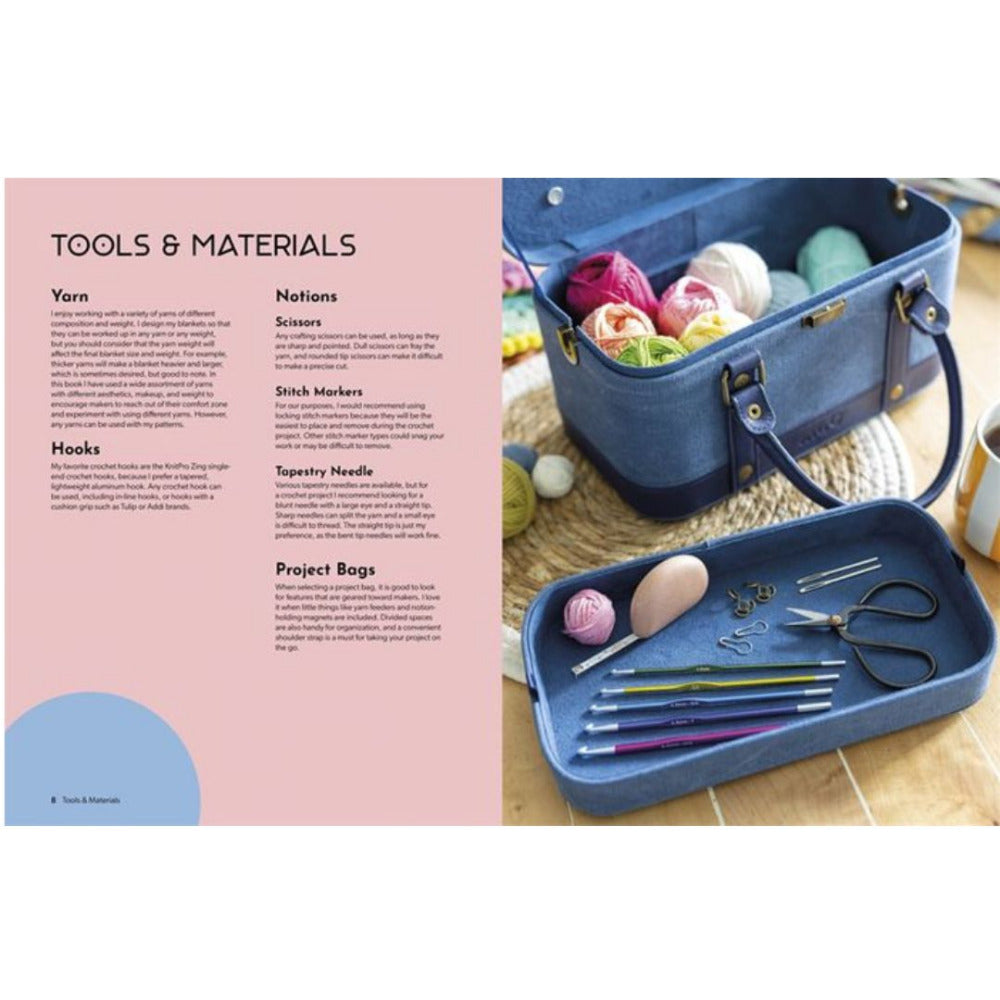 Crochet Modular Blankets - 18 Mixed Motif Designs that Play with Shape and Scale by Rachele Carmona