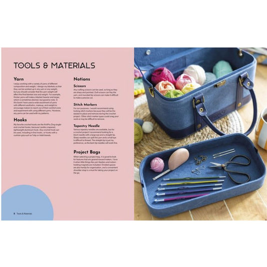 Crochet Modular Blankets - 18 Mixed Motif Designs that Play with Shape and Scale by Rachele Carmona