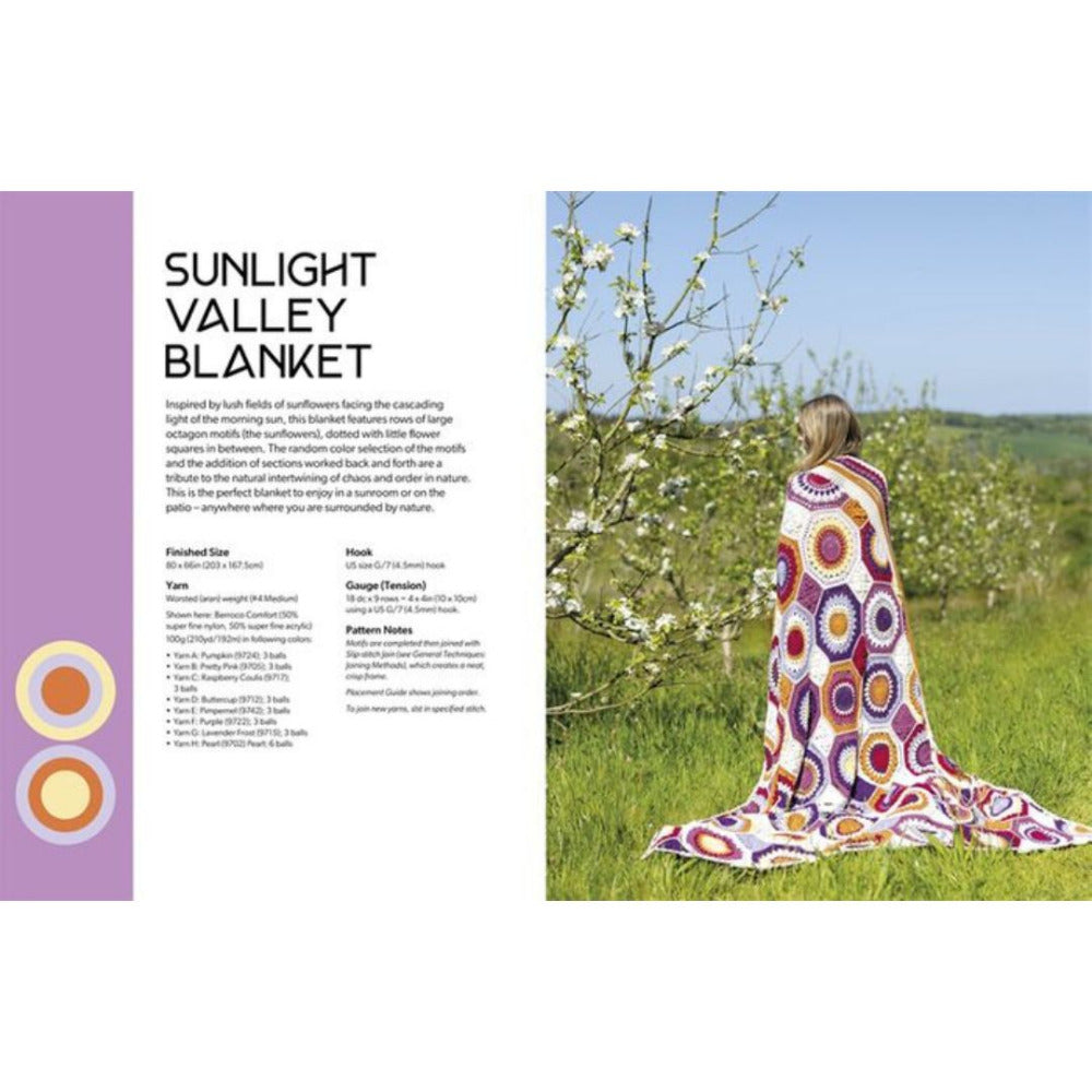 Crochet Modular Blankets - 18 Mixed Motif Designs that Play with Shape and Scale by Rachele Carmona